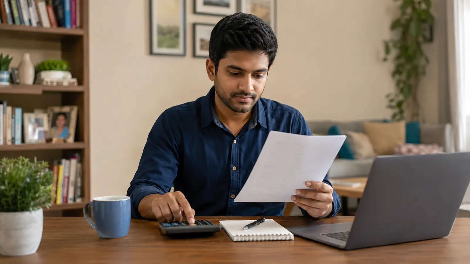 Indian salaried professional comparing a CTC offer with expected monthly take-home pay